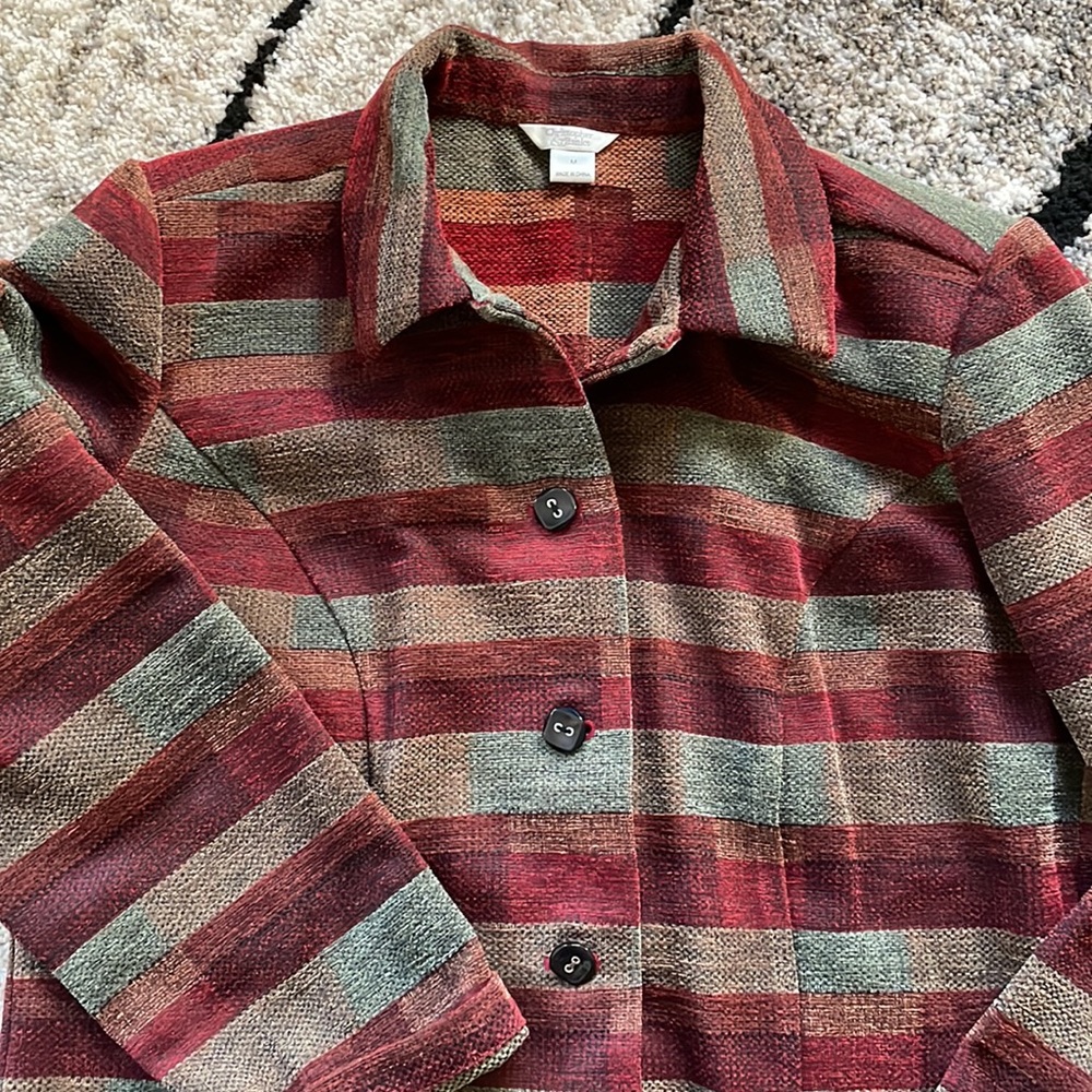 Beautiful Multicolored Jacket. Size Medium. - image 3